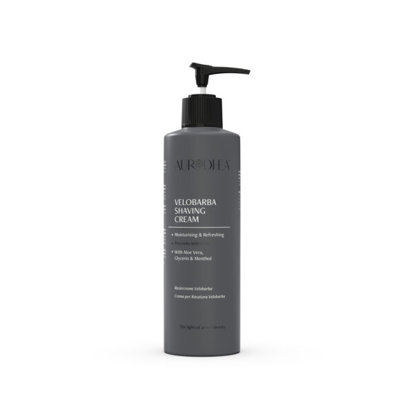 Velobarba Shaving Cream 260 ml | Enriched with Aloe Vera, Glycerin & Menthol/CRU003B