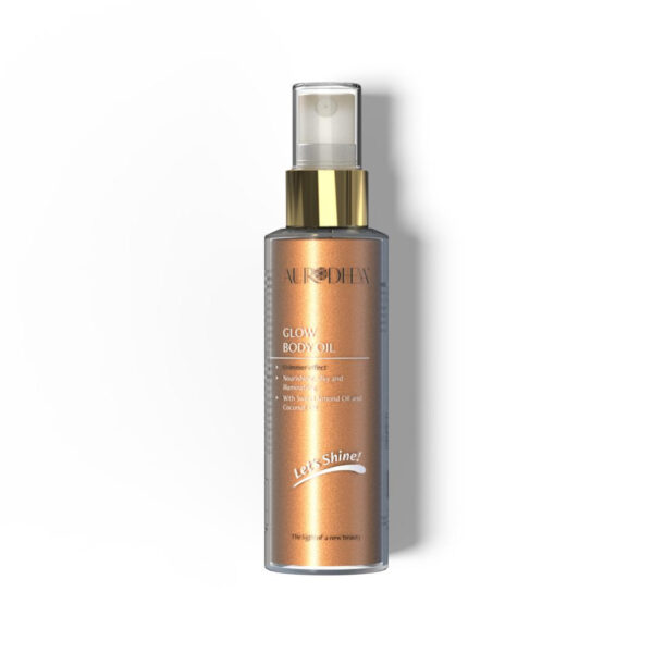 Glow Body Oil 100 ml | Nourishing, silky and illuminating oil - Shimmer effect/U20B