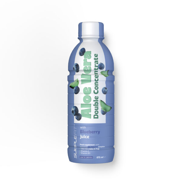 ALOE VERA Juice & Pulp with Blueberry juice - 675 ml With exclusive AV PULP™ complex/INTB061