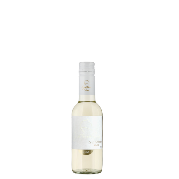 Witte fruit-bessenwijn, Alk.12% Halfdroog, 0,25L/232