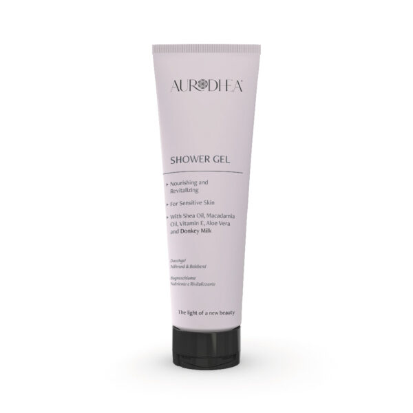 Donkey Milk Shower Gel - 250 ml 250 ml | Enriched with Shea Oil, Macadamia Oil, Aloe Vera and Vitamin E/LA01B